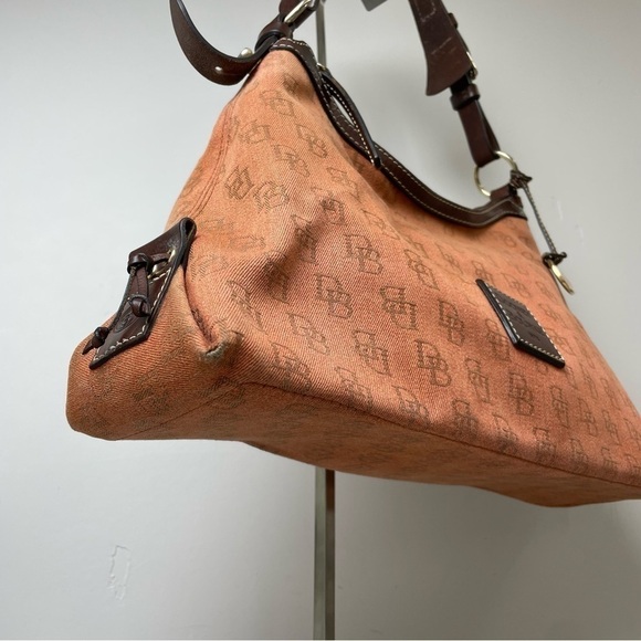 DOONEY & Bourke Signature Monogram Single Strap Shoulder Bag - Picture 4 of 15